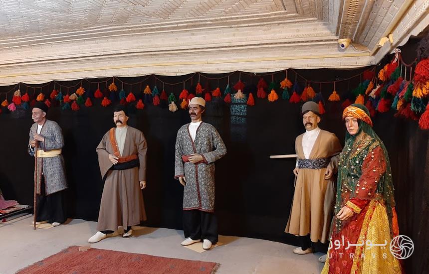 مجسمه های عشایر فارس در موزه خانه زینت الملوک